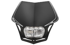 UNI přední maska včetně světla V-Face FULL LED, RTECH (černá)