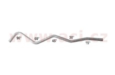 univerzální roura výfuku 2 m, úhly 90/60/45/30/15, vnější průměr 50,8 mm