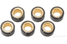 válečky variátoru (průměr 16 x 13 mm), váha 7 g, Athena (sada 6 ks)