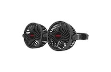 Ventilátor 12V DUO 2x100mm, 6W na opierku hlavy do zapaľovača