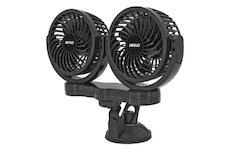 Ventilátor 24V DUO 2x100mm, 10W s prísavkou do zapaľovača