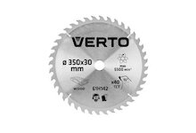 VERTO Pílový kotúč, tvrdokov, 350 x 30 mm, 40 zubov