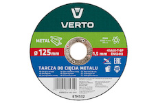 VERTO Rezací kotúč na kov, 125 x 1,5 x 22.2 mm