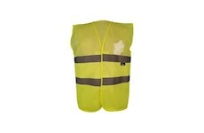 VIZWELL SAFETY VEST H.VIS.YELLOW L-XL