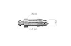 WP Skrutka odvzdušňovacia 0018 (Š Favorit (-12/92, M10x1x10/36,5mm) - zadná