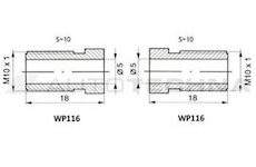 WP Trubka brzdová Cu - 4,75mm 1300mm 116/116