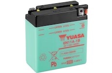 YUASA Motobatéria Standard 6V 11Ah (122x62x131mm) 0,4l T6 