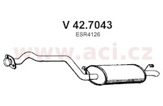 zadní díl výfuku ASSO/VENEPORTE