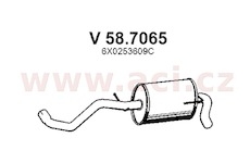 zadní díl výfuku ASSO/VENEPORTE