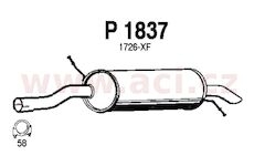 zadní díl výfuku FENNO/IMASAF/EBERSPACHER