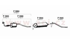 zadní díl výfuku FENNO/IMASAF/EBERSPACHER