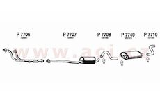zadní díl výfuku FENNO/IMASAF/EBERSPACHER