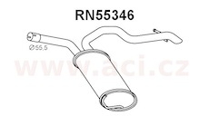 zadní tlumič výfuku ASSO/ VENEPORTE