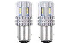 Žiarovka 12V/24V LED 3020 22SMD UltraBright 1157 BAY15D P21/5W biela /2ks/ CANBUS