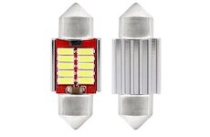 Žiarovka 12V/24V LED 4014 10SMD Festoon C5W C10W C3W 31mm biela sulfidka /2ks/ CANBUS