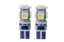 Žiarovka 12V HYPER LED T10 W2 1x9,5D 5SMDx3chips 21/5W biela CANBUS /2ks/