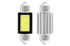 Žiarovka 12V LED COB3 Festoon C5W C10W C3W 36mm biela sulfidka /2ks/ CANBUS